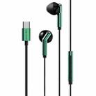 WK SHQ Series YC02 USB-C / Type-C Music Wired Earphone(Green) - 1