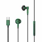 WK SHQ Series YC03 USB-C / Type-C Music Wired Earphone(Green) - 1
