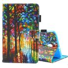 For Galaxy Tab A 8.0  / T380 & T385 Woods Pattern Horizontal Flip Leather Case with Holder & Card Slots - 1