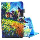 For Galaxy Tab A 8.0  / T380 & T385 Countryside Pattern Horizontal Flip Leather Case with Holder & Card Slots - 1