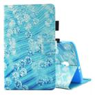 For Galaxy Tab A 8.0  / T380 & T385 Diamond Pattern Horizontal Flip Leather Case with Holder & Card Slots - 1