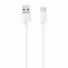 Original Xiaomi USB to USB-C / Type-C Data Cable Normal Version, Cable Length: 1m (White) - 1