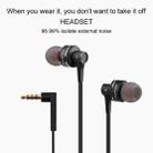 awei ES-10TY TPE In-ear Wire Control Earphone with Mic, For iPhone, iPad, Galaxy, Huawei, Xiaomi, LG, HTC and Other Smartphones(Rose Gold) - 6