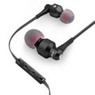 awei ES-50TY TPE In-ear Wire Control Earphone with Mic, For iPhone, iPad, Galaxy, Huawei, Xiaomi, LG, HTC and Other Smartphones(Black) - 1