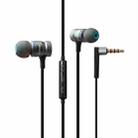 awei ES-70TY TPE In-ear Wire Control Earphone with Mic, For iPhone, iPad, Galaxy, Huawei, Xiaomi, LG, HTC and Other Smartphones(Grey) - 2