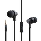 awei ES910i TPE In-ear Wire Control Earphone with Mic, For iPhone, iPad, Galaxy, Huawei, Xiaomi, LG, HTC and Other Smartphones(Black) - 1