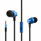 awei ES910i TPE In-ear Wire Control Earphone with Mic, For iPhone, iPad, Galaxy, Huawei, Xiaomi, LG, HTC and Other Smartphones(Blue) - 2
