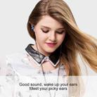 awei ES-Q2 Nylon Weave Conch Shape In-ear Earphone, For iPhone, iPad, Galaxy, Huawei, Xiaomi, LG, HTC and Other Smartphones(Black) - 3