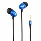 awei ES-Q2 Nylon Weave Conch Shape In-ear Earphone, For iPhone, iPad, Galaxy, Huawei, Xiaomi, LG, HTC and Other Smartphones(Blue) - 2