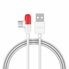 Original vivo iQOO 5A Type-C / USB-C Capsule Charging Data Cable, Length: 1m (White) - 1