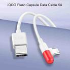 Original vivo iQOO 5A Type-C / USB-C Capsule Charging Data Cable, Length: 1m (White) - 3