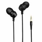 awei ES-Q8 Nylon Weave In-ear Earphone, For iPhone, iPad, Galaxy, Huawei, Xiaomi, LG, HTC and Other Smartphones(Black) - 2