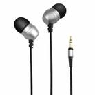awei ES-Q8 Nylon Weave In-ear Earphone, For iPhone, iPad, Galaxy, Huawei, Xiaomi, LG, HTC and Other Smartphones(Silver) - 2
