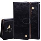 Business Style Oil Wax Texture Horizontal Flip Leather Case for Galaxy A6 (2018), with Holder & Card Slots & Wallet (Black) - 1