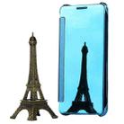 For Galaxy A7 (2017) / A720 Plating Mirror Horizontal Flip Leather Case with Sleep / Wake-up Function(Blue) - 1