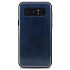 MOFI for Galaxy Note 8 Shockproof PU Paste PC Protective Back Case(Blue) - 1
