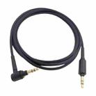 Earphone Audio Cable For Sony WH-1000XM2/WF-H800/MDR-XB950AP/MDR-10R/MDR-10RBT/MDR-10RC/NC200D/MDR-100AAP/MDR-Z1000, Length: 1.5m(Black) - 1