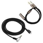 ZS0135 2 in 1 For SteelSeries Arctis 3 / 5 / 7 Earphone Audio Cable + Earphone Adapter Cable Set - 1