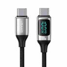 USAMS US-SJ558 U78 USB-C / Type-C to USB-C / Type-C PD100W Fast Charge Digital Data Cable, Cable Length: 2m (White) - 1