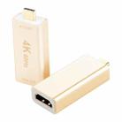 USB-C / Type-C Male to HDMI Female Aluminum-magnesium Alloy Adapter (Gold) - 1