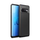 Carbon Fiber Texture Shockproof TPU Case for Galaxy S10 5G (Black) - 1