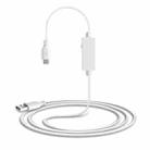 OTG-Y-03 USB 2.0 Male to Micro USB Male + USB Female OTG Charging Data Cable for Android Phones / Tablets with OTG Function, with Switch, Length: 1.1m(White) - 1