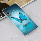 Luminous Butterfly Pattern Shockproof TPU Protective Case for Galaxy A7 (2018) - 1