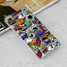 Luminous Rubbish Pattern Shockproof TPU Protective Case for Galaxy A7 (2018) - 1