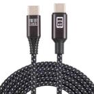 A02-C Type-C / USB-C to Type-C / USB-C OTG Nylon Braid Charging Cable, Length: 1.2m - 1