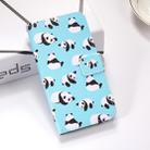 Pandas Pattern Colored Drawing Horizontal Flip Leather Case for Galaxy M10 / A10, with Holder & Card Slots & Wallet & Lanyard - 1