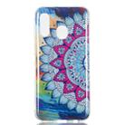 Colorful Sun Flower Pattern Noctilucent TPU Soft Case for Galaxy A40 - 2