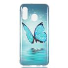 Butterfly Pattern Noctilucent TPU Soft Case for Galaxy A40 - 2