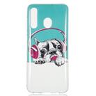 Headphone Puppy Pattern Noctilucent TPU Soft Case for Galaxy A50 - 2