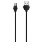 awei CL-61 2 in 1 2.5A Micro USB Charging + Transmission Aluminum Alloy Braided Data Cable, Length: 1m(Black) - 1