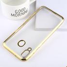 Ultra-thin Electroplating Soft TPU Protective Back Cover Case for Galaxy M20 (Gold) - 1