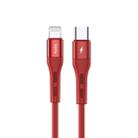 TOTUDESIGN BPD-002 Soft Series 8 Pin PD3.0 Quick Charging Cable, Length: 1m (Red) - 1