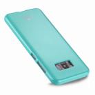 GOOSPERY JELLY CASE for Galaxy S8 + / G9550 TPU Glitter Powder Drop-proof Protective Back Cover Case(Mint Green) - 1