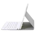 For iPad 10th Gen 10.9 2022 A10B Lambskin Texture Ultra-thin Bluetooth Keyboard Leather Tablet Case with Pen Slot (Grey) - 3