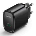 Yesido YC57B PD 20W USB-C / Type-C Single Port Quick Charger, EU Plug (Black) - 1