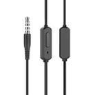 Langsdom Q1 Simple Design Flat Wired Earphone(Black) - 5