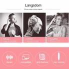 Langsdom Q1 Simple Design Flat Wired Earphone(White) - 9