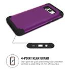 For Galaxy S8 Dropproof 3 in 1 No gap in the middle Silicone sleeve for mobile phone(Brown) - 6