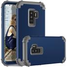 For Galaxy S9+ Dropproof 3 in 1 No Gap in the Middle Silicone Sleeve Protective Case(Navy Blue) - 1
