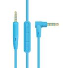 ZS0009 3.5mm to 2.5mm Audio Cable for Boshi QC25 QC35 OE2 LIVE2 AKG Y50 Y40(Blue) - 1