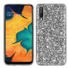 Glittery Powder Shockproof TPU Case for Galaxy A70 (Silver) - 1