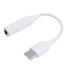 Type-C Male to 3.5mm Female Earphone Adapter Audio Adapter (White) - 1