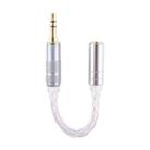 ZS0021 3.5mm Male to 2.5mm Female Balance Adapter Cable (Silver) - 1