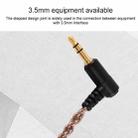 ZS0027 3.5mm to A2DC Headphone Audio Cable for Audio-technica ATH-LS50 E40 E70 CKR100 CKS1100(Brown) - 2