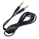 ZS0086 Volume Control Version Gaming Headphone Audio Cable for Logitech Astro A10 A40 A30 (Black) - 1