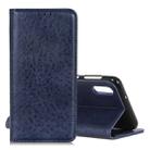 Magnetic Retro Crazy Horse Texture Horizontal Flip Leather Case for Galaxy A70, with Holder & Card Slots & Photo Frame (Blue) - 1